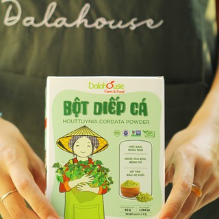 Bột diếp cá hữu cơ dalahouse hộp 60gr