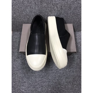 [SALE] Giày Thể Thao Slip on RICK OWEN Bản Da Đế Thơm Hàng Cao Cấp