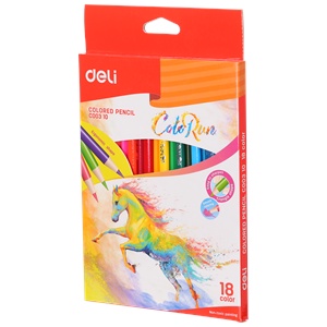 Bút chì màu  Deli 12 màu/18 màu/24 màu/36 màu - EC00300/EC00310/EC00320/EC00330
