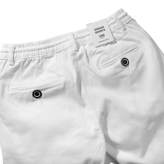 Quần short kaki Uni lưng thun co giãn ôm dáng