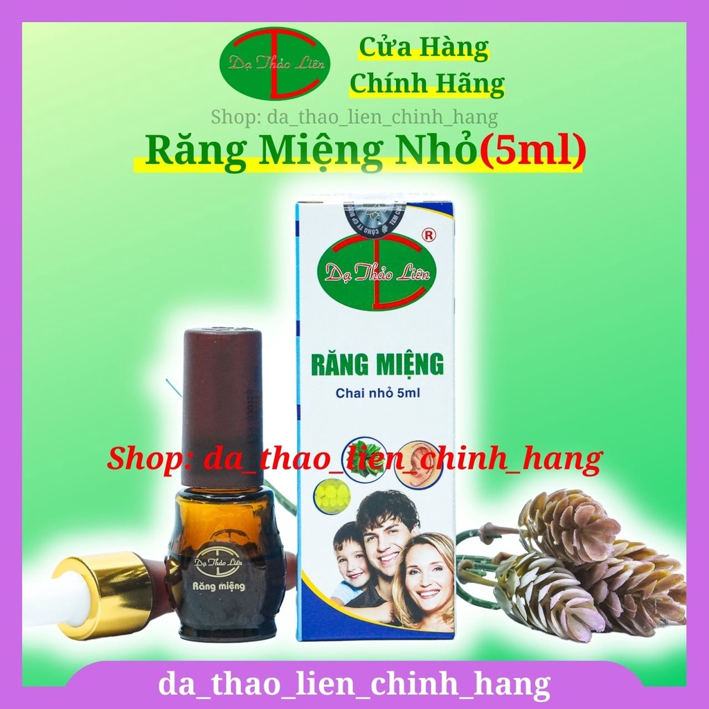 Tinh Dầu Răng Miệng Dạ Thảo Liên 20ml|100% Thảo Dược Thiên Nhiên|Da Thao Lien Oral Essential Oil 100% natural