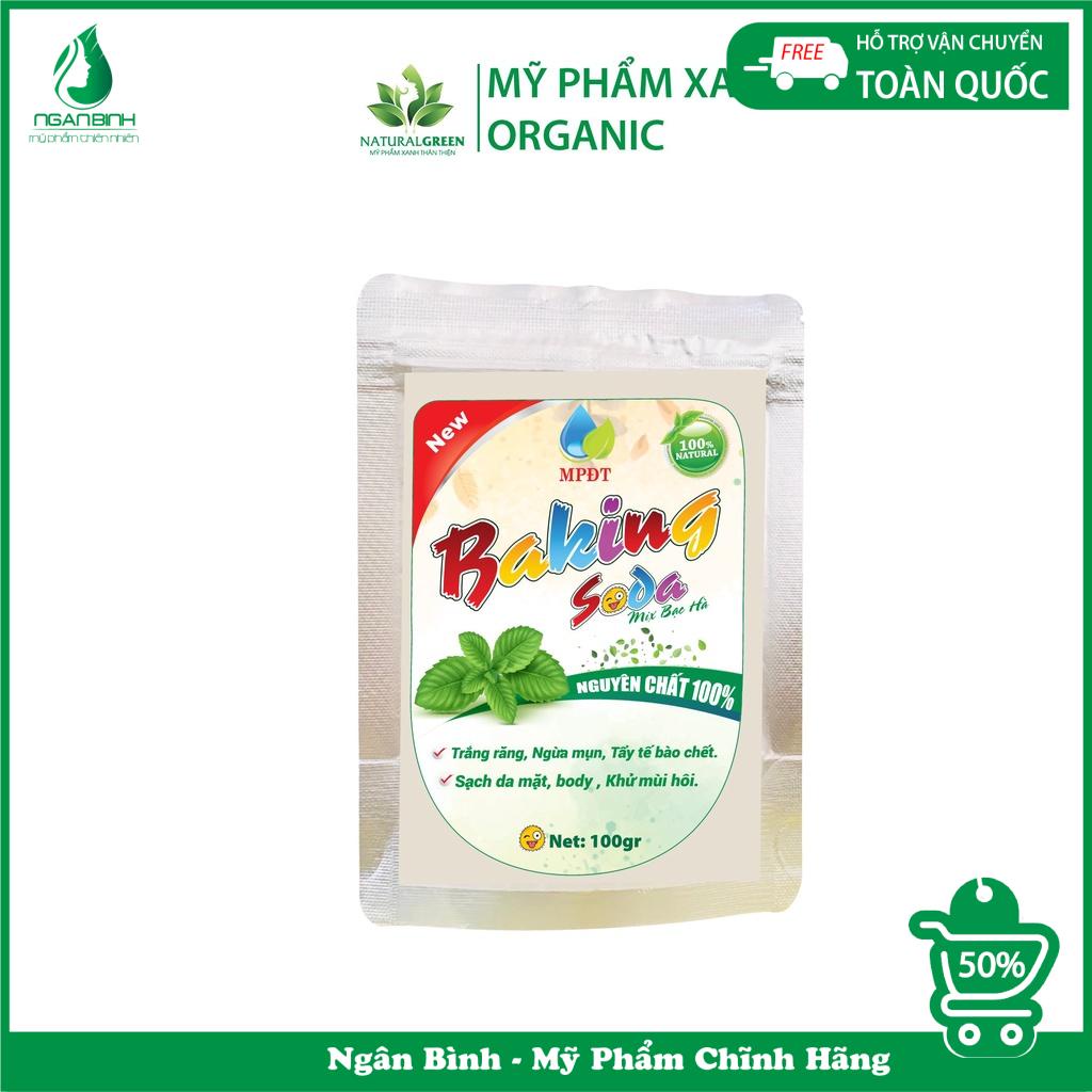 Baking soda - Tẩy Trắng răng, Thơm miệng, Giảm mụn, Mịn da, Khử mùi, Tẩy da chết hiệu quả... Soda Ngân Bình