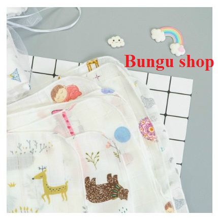 ⚡FREESHIP⚡Set 10 khăn sữa túi lưới mềm mại cho bé- shop bungu