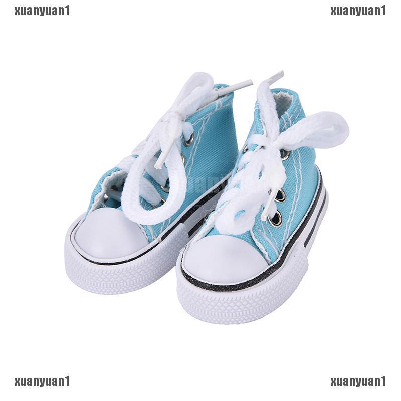 Giày Vải Canvas Mini 16 Inch 7.5cm Dành Cho Búp Bê