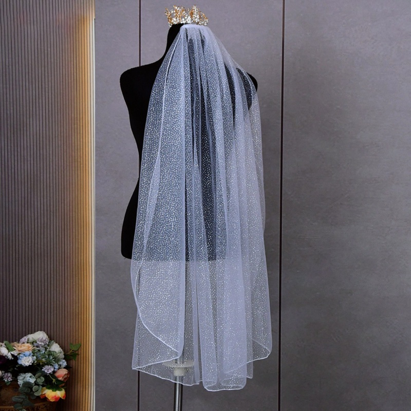 Xiangbao Mạng Che Mặt Cô Dâu Màu Trắng In Chữ Bride To Be Trang Trí Tiệc Cưới
