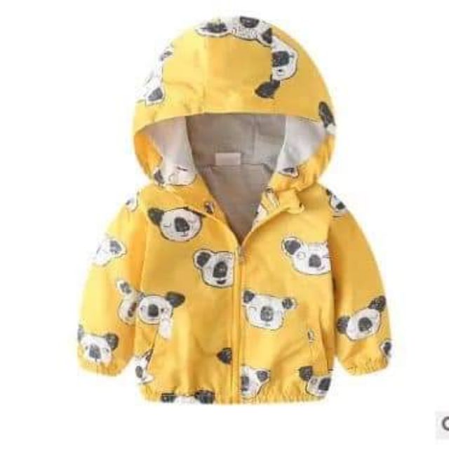 Áo gió trẻ em lót cotton