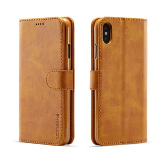Bao da điện thoại nắp gập kiêm ví đựng thẻ màu trơn dành cho Xiaomi Redmi 6/6 Pro/Mi A2 Lite/6A