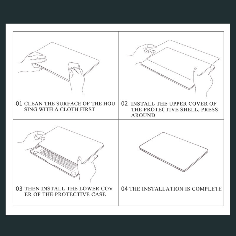 Ốp Lưng Bảo Vệ Bàn Phím Máy Tính Chống Trầy Cho macbook air 13 A2337 A2179 M1 A1466 PRO 13 A2289 A2442 A2338