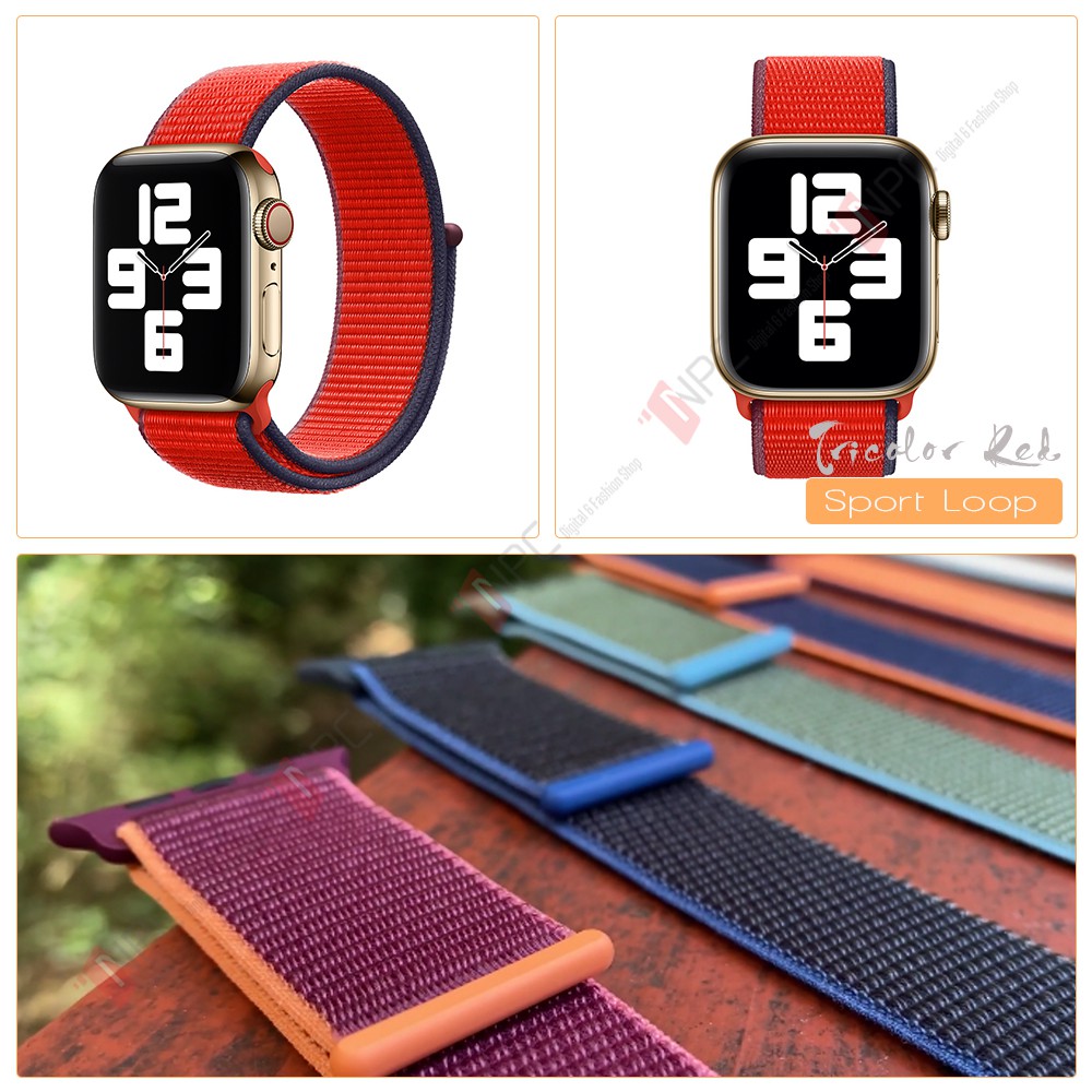 [🅽🅴🆆 🆂🅿🅾🆁🆃 🅻🅾🅾🅿] Dây Apple Watch Sport Loop Series SE / 6 - 5 - 4 - 3 - 2 - 1 38mm 42mm 40mm 44mm