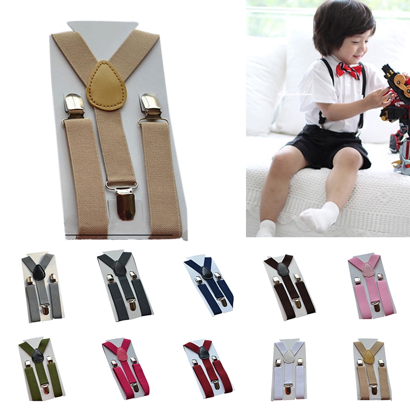 Đai đeo quần chữ Y 2.5cm thời trang cho bé trai