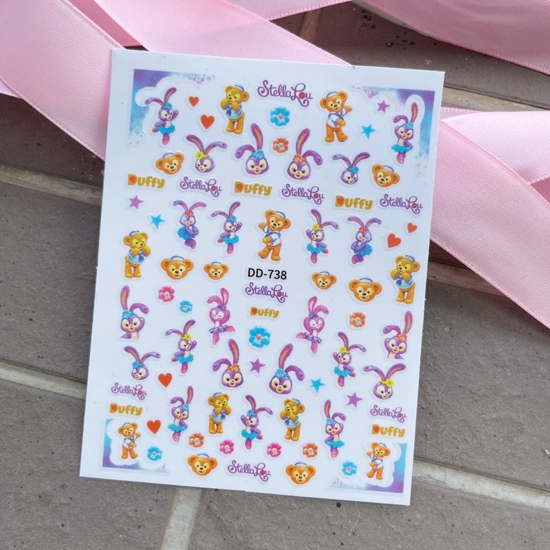 sticker 3d miếng dán móng tay nail mẫu mới