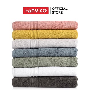 Khăn tắm lớn HANVICO 100% cotton cao cấp thấm hút tốt chuẩn 5 sao