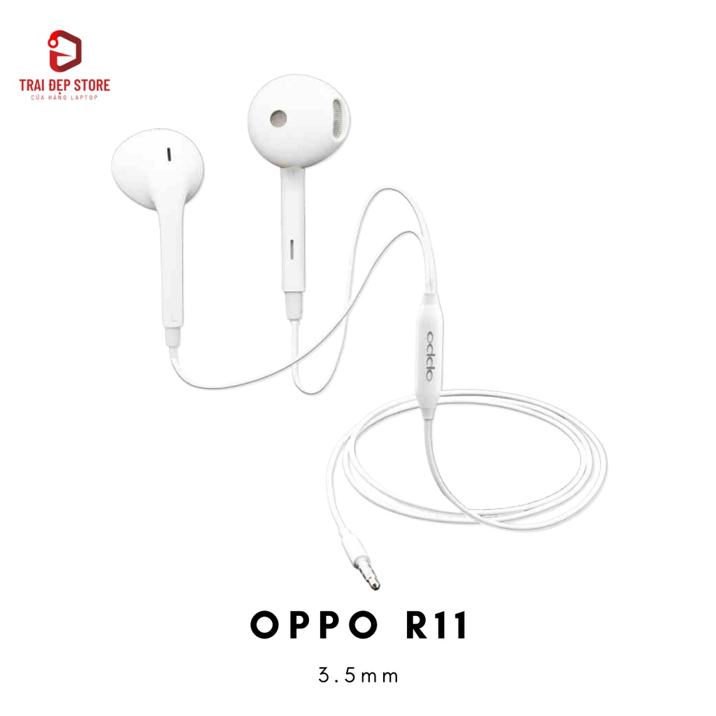 Tai nghe có dây Oppo R11, bền, chất âm tốt