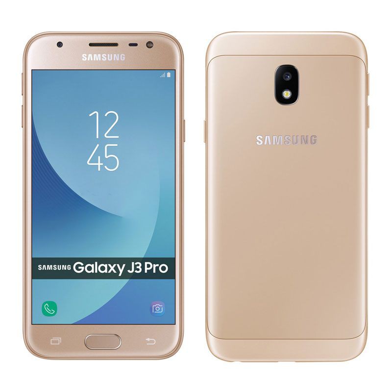 Bộ Vỏ + Sườn Samsung Galaxy J3Pro (J330) Gold