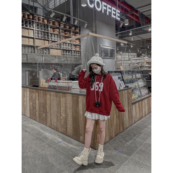 Áo nỉ đỏ 1969 | BigBuy360 - bigbuy360.vn