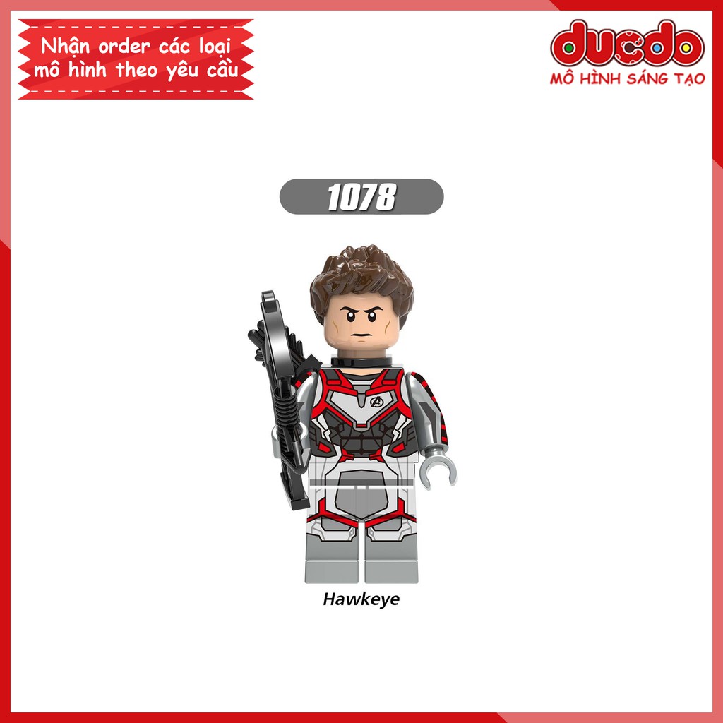 Minifigures biệt đội Avenger End Game full đồ Quantum Đồ chơi Lắp ghép Xếp hình Mô hình Mini Iron Man XINH 0233 EndGame