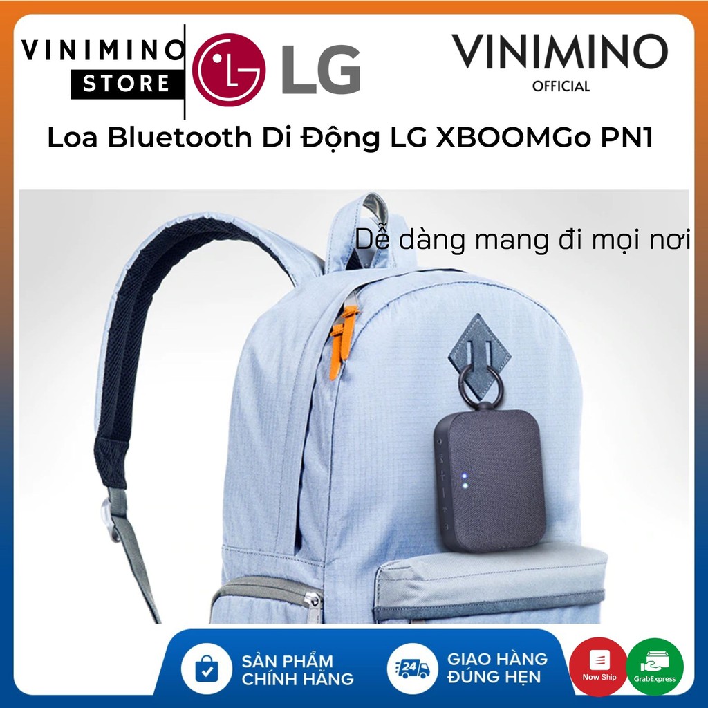 Loa Bluetooth di động LG XBOOM Go PN1 - Hàng chính hãng