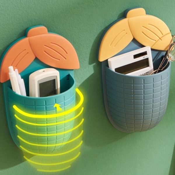 Kệ Đựng Bàn Chải Đánh Răng Dụng cụ dán tường để điện thoại, remote hình bắp ngô dễ thương T2