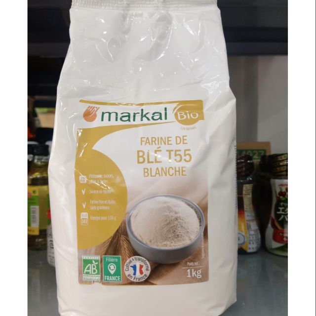 Bột mỳ đa dụng hữu cơ T55 Markal 1kg