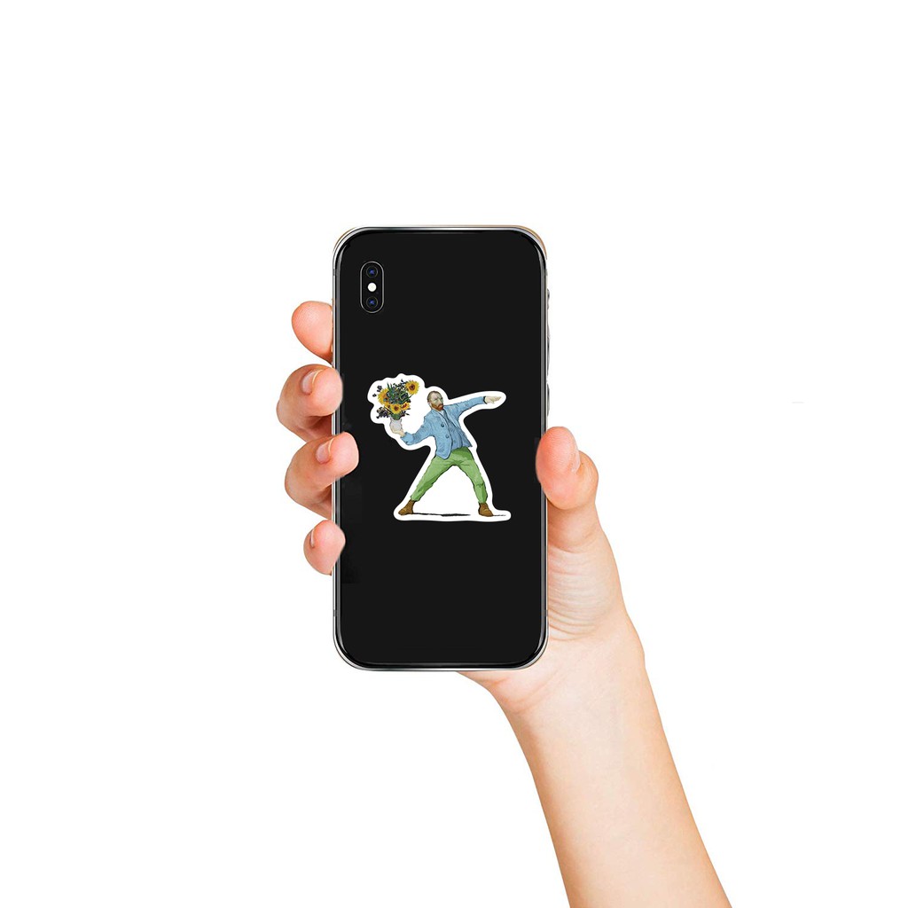 Set 40 Miếng Dán Trang Trí Hình Tranh Của Van Gogh Độc Đáo