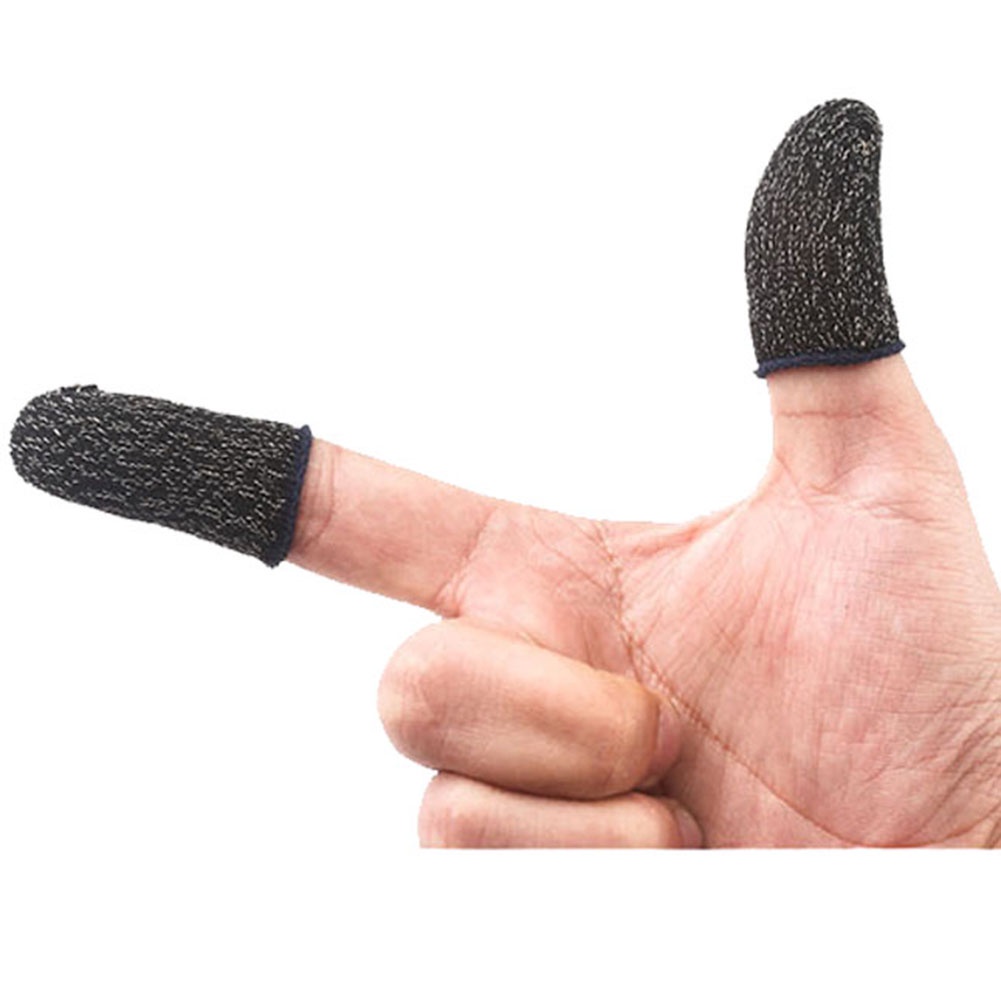 Bao vải thoáng khí đeo đầu ngón tay chống trơn hỗ trợ chạm màn hình cảm ứng