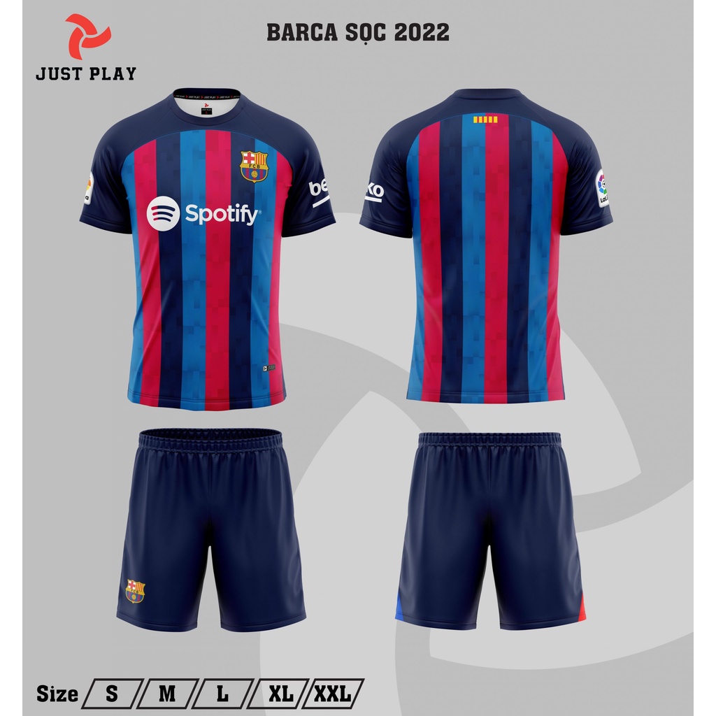ÁO ĐÁ BANH CLB BARCELONA 2022 MỚI NHẤT