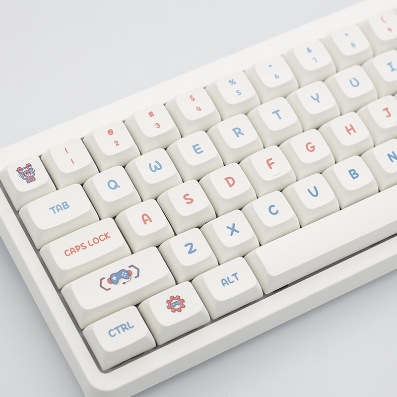 Video Game Keycap XDA Cấu hình PBT Bàn phím cơ nhuộm thăng hoa Bàn phím cơ Keycap Bàn phím cá nhân hóa 108 Phím
