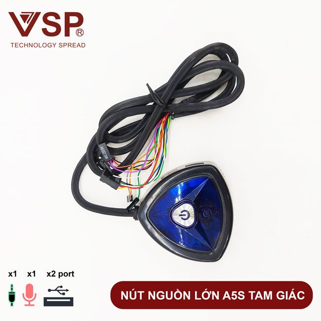 Nút Nguồn Lớn 05 Aone A5S Tam Giác (Dán) Chính Hãng