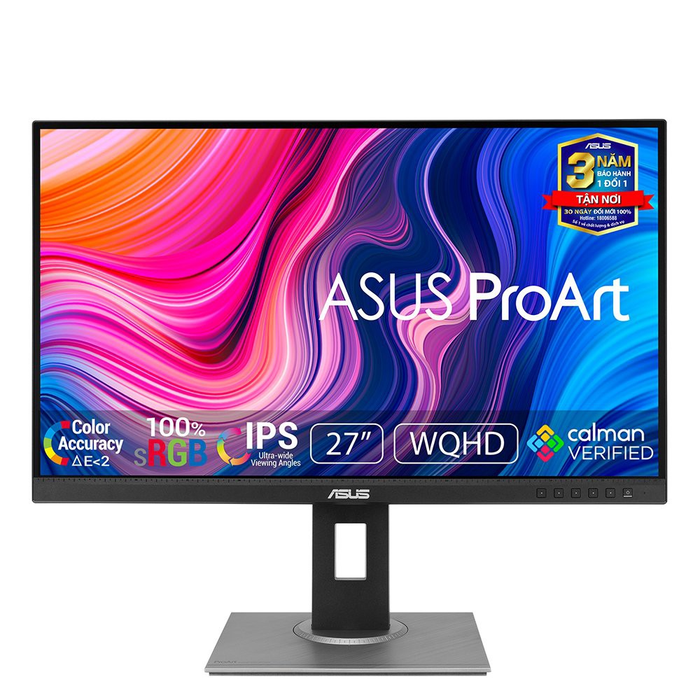 [Mã ELBAU7 giảm 7%] [Quà tặng: 3 Tháng Adobe] Màn Hình ASUS ProArt PA278QV (27-inch WQHD/IPS 2K/75Hz/5ms/Chuyên Đồ Họa