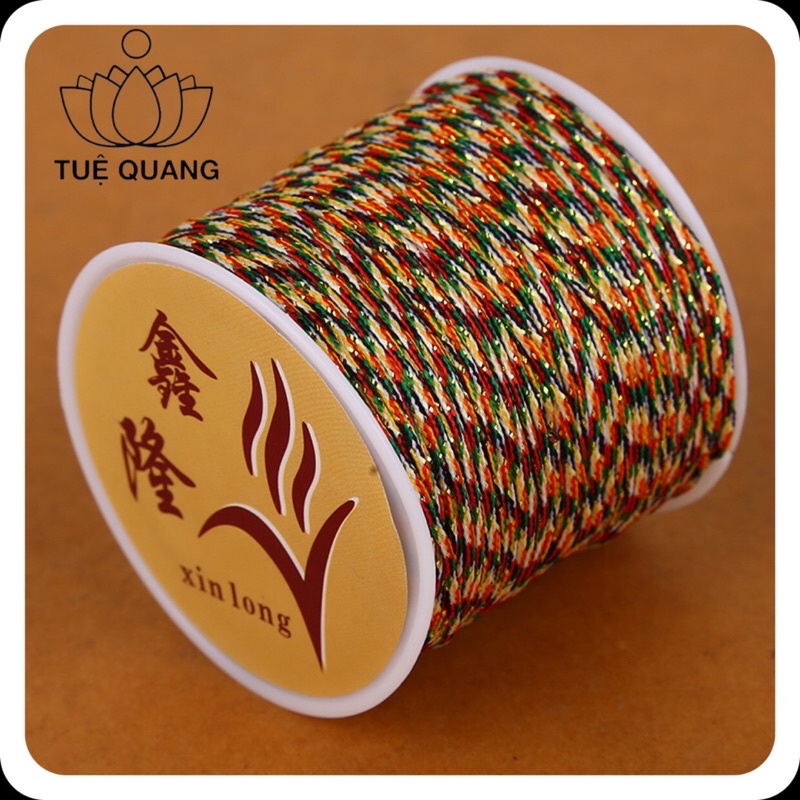 Cuộn 50M chỉ ngũ sắc 0.8mm