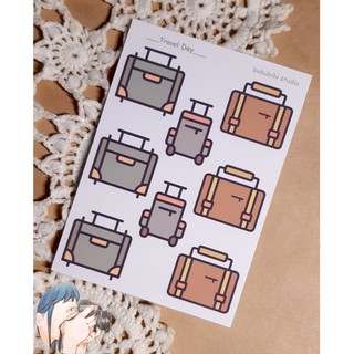 Tờ Bullet Journal/ Planner sticker trang trí: Travel day