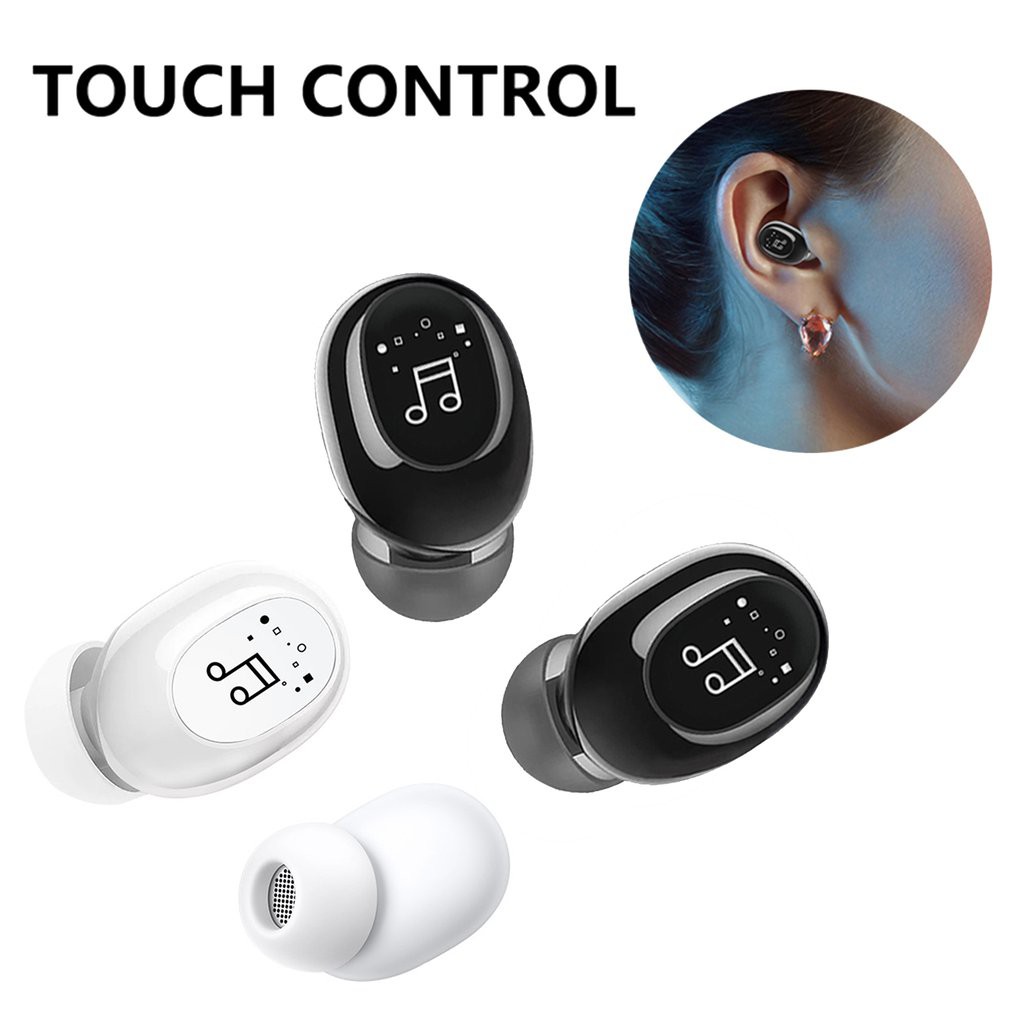 Tai nghe in-ear không dây Bluetooth 5.0 1 chiếc F911 Bộ điều khiển cảm ứng mini / tai nghe thể thao nhét tai vô hình không dây