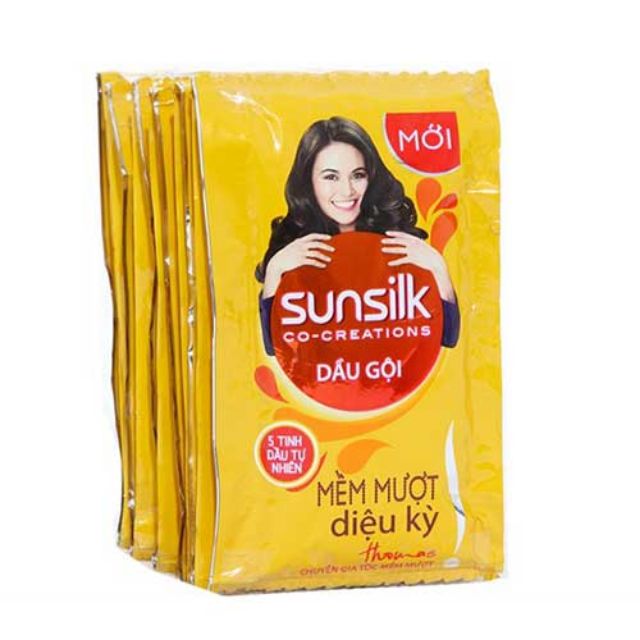 Dầu gội Sunsilk Mềm mượt diệu kì 6g ( 10 gói )