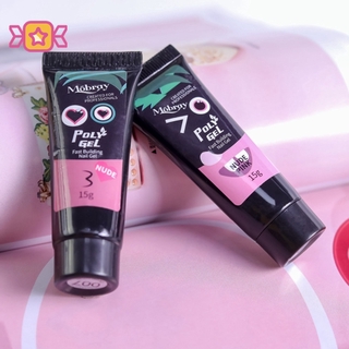 (Hàng Mới Về) Gel Poly Gel Poly Gel Hồng Trắng Trong Suốt Nhanh Khô Jp4