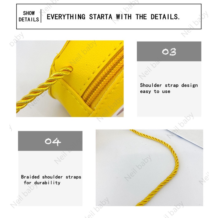 【Neil Baby】hàng Có Sẵn Túi Đeo Chéo Đựng Tiền Xu Hình Hello Kitty/Melody Dễ Thương Cho Bé