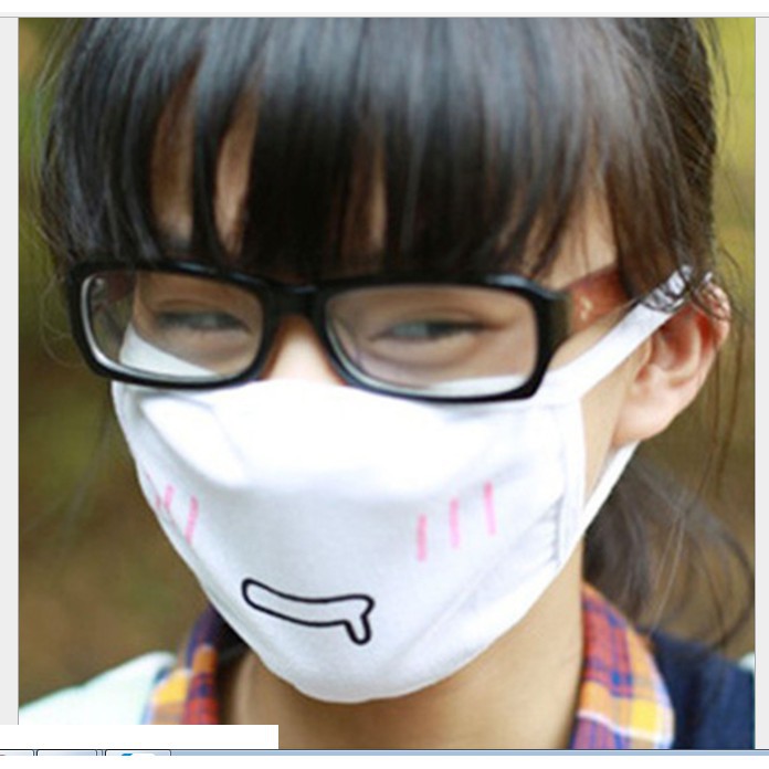 KHẨU TRANG VẢI HOẠT HÌNH TRẮNG ( NHIỀU MẪU ) kute mã HK272 | BigBuy360 - bigbuy360.vn