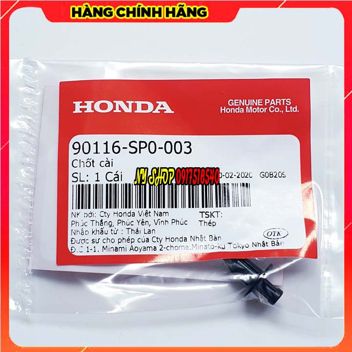 Combo Chốt Cài - Vít Nhựa Bấm 6mm Chính Hãng Honda Nhập Thái