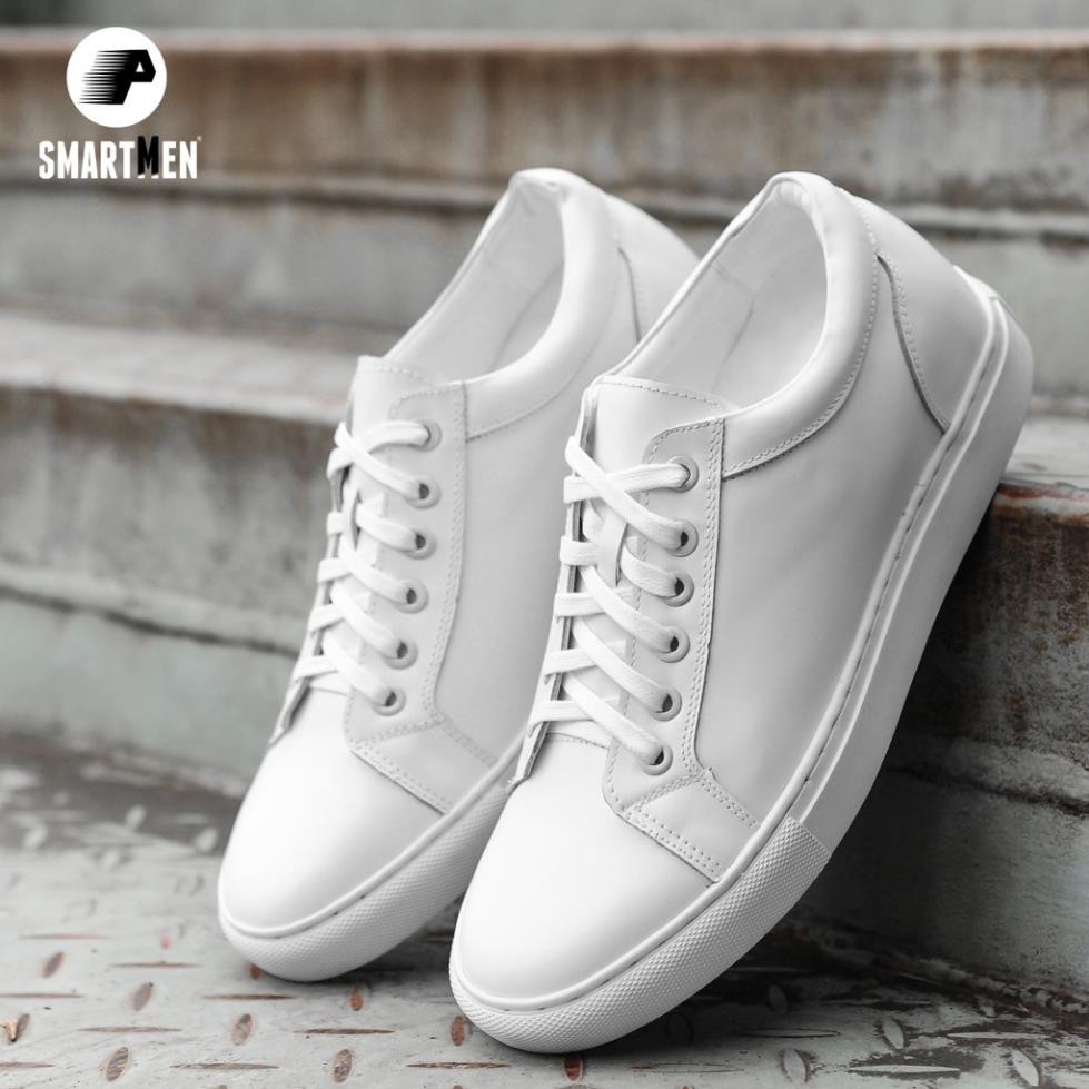 Giày Da bò nguyên miếng Sneaker tăng chiều cao SMARTMEN GD106 Có Sẵn ⚡ CHẤT sịn : ; ` * ! ` ' : ' # .