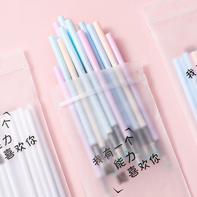 Túi 20 Ngòi Bút Mực Gel 0.5mm Màu Đen Loại Đẹp - Ruột Bút Nội Địa Trung Giá Rẻ Duashop