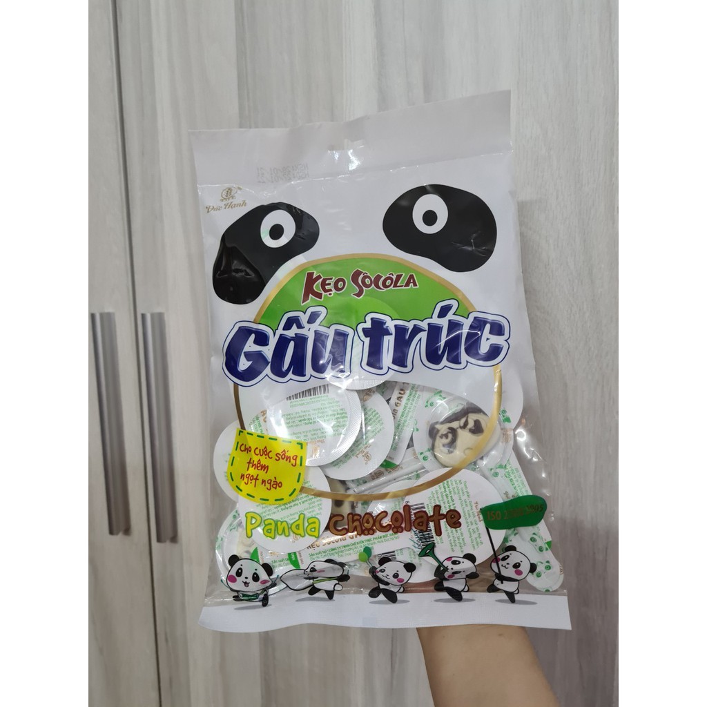 Kẹo Que Socola Gấu Trúc Đức Hạnh gói 250g