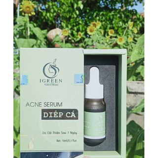 serum diếp cá ngừa mụn igreen, dưỡng da, căng bóng mịn màng hơn,giảm mụn hiệu quả sau 10 ngày sử dụng
