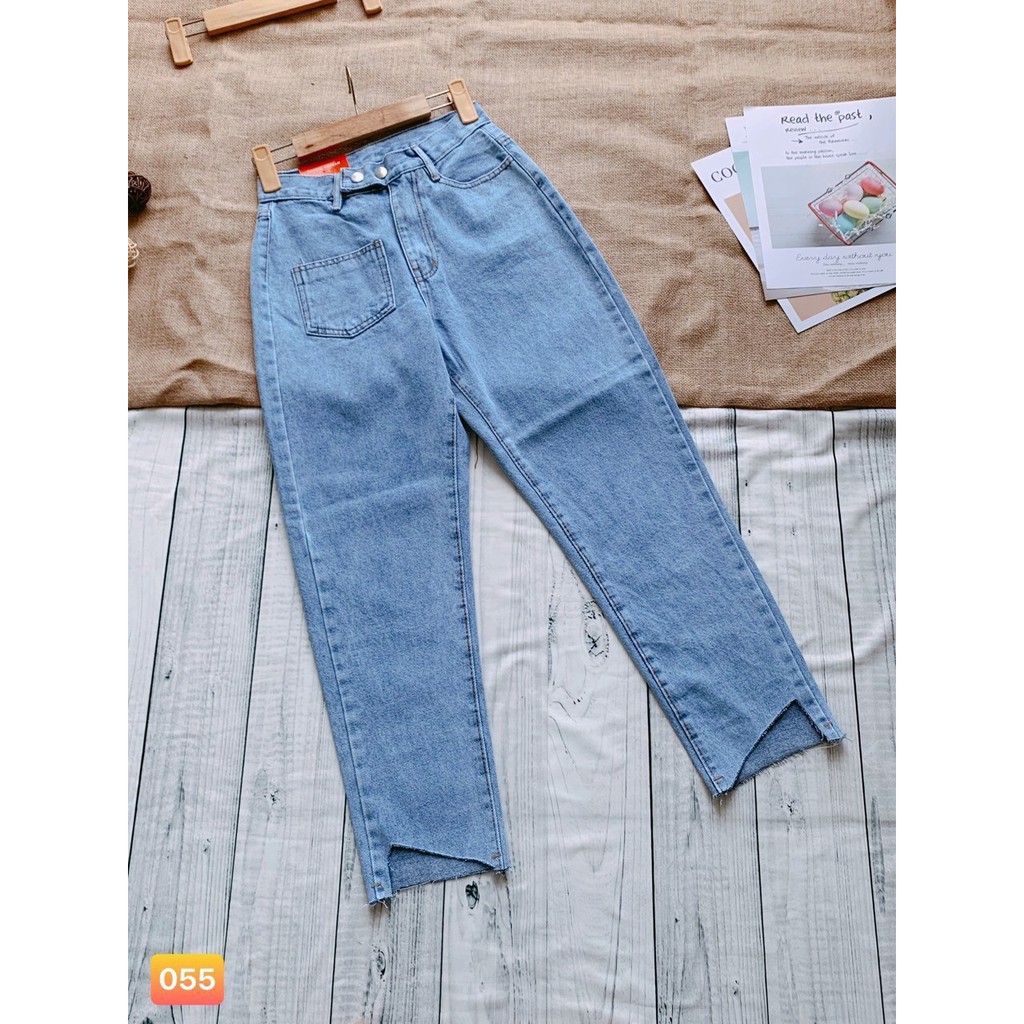 quần jean nữ 2 nút xinh xắn ảnh thâtj
