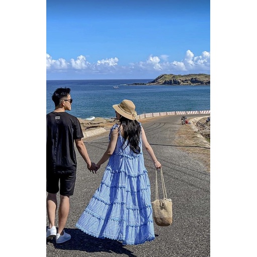 Váy Boho 2 dây vintage