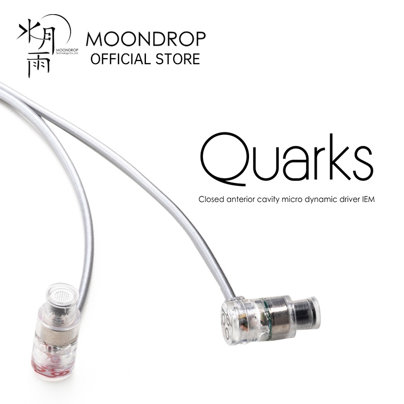 Tai nghe động MoonDrop Quarks Dynamic Driver Earbuds micro 6mm IEM hiệu suất cao