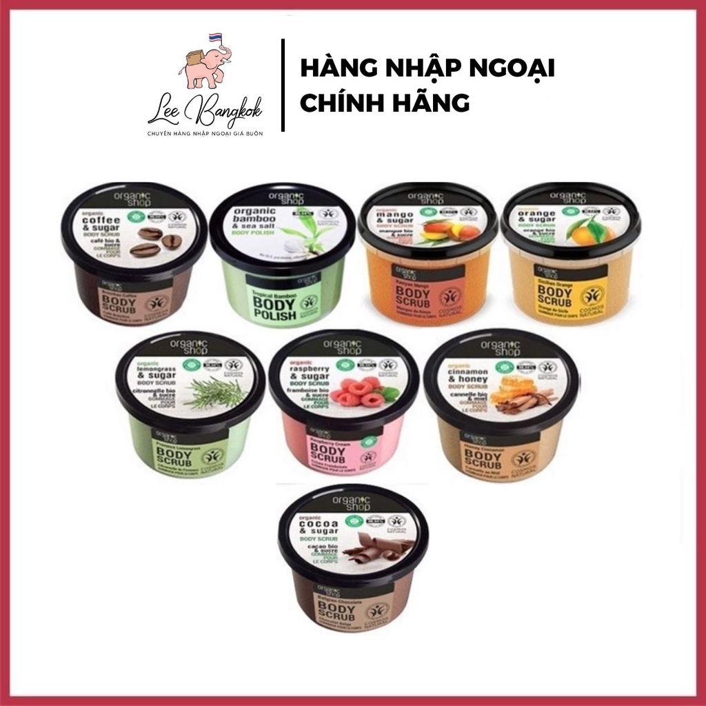 Tẩy Tế Bào Chết Toàn Thân Organic Shop Organic Body Scrub (250ml)