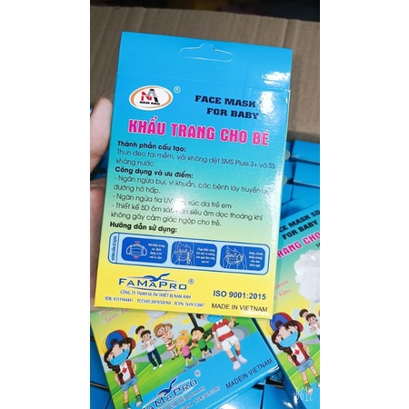 COMBO 5 HỘP KHẨU TRANG 5D CAO CẤP CHO BÉ 1_3 TUỔI