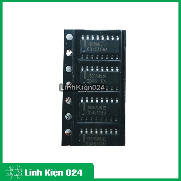 CD4511 - Chân Cắm DIP 16