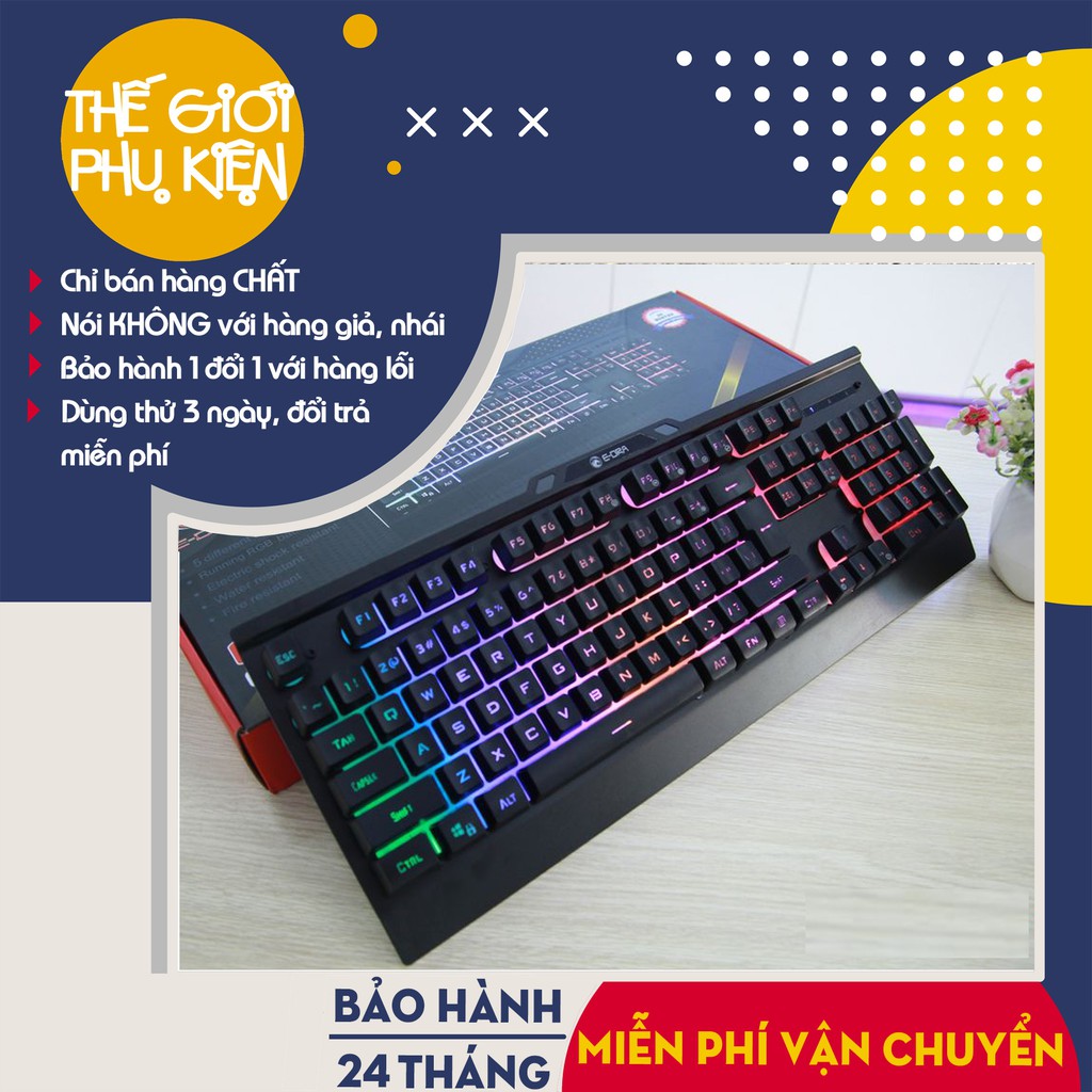 [Hàng Loại 1] Bàn phím Gaming EDRA EK701,Bàn phím giả cơ EDRA EK701 - Bảo Hành 24 tháng