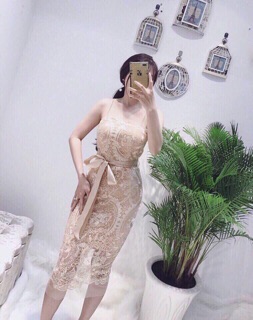 Đầm ren 2s cúp ngực