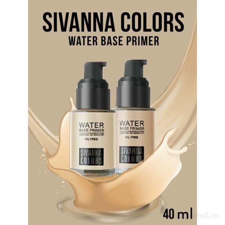 Kem lót nền không dầu Sivanna Color Water Base Primer Oil Free Thái Lan dùng được cho da mụȵ
